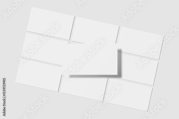 Obraz Blank Presentation Slide Mockup