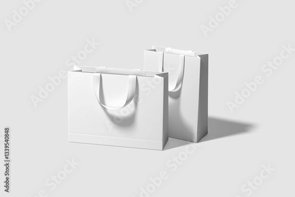 Obraz Blank paper Bags Two View