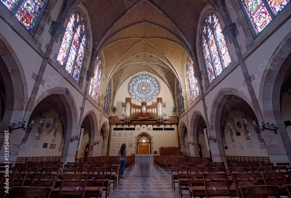 Obraz cathedral with pipe organ