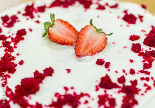 Fototapeta Cake covered