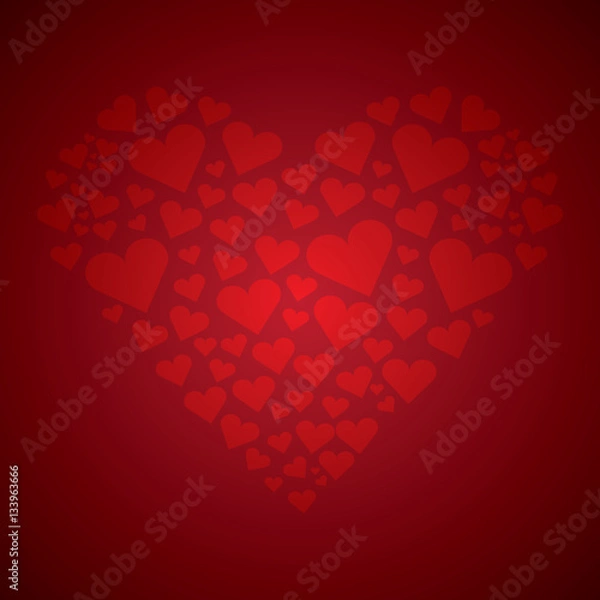 Fototapeta vector valentines day vector background