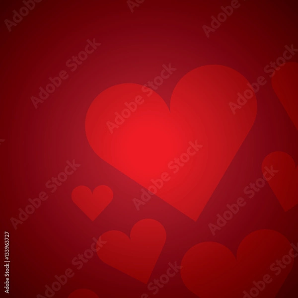 Fototapeta vector valentines day vector background