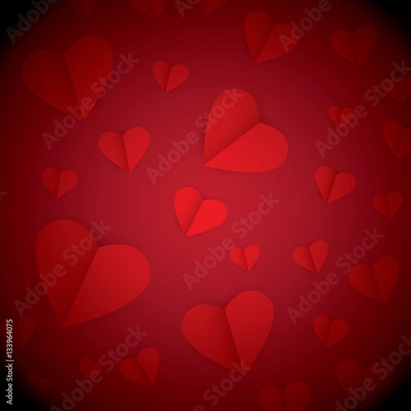 Fototapeta vector valentines day vector background