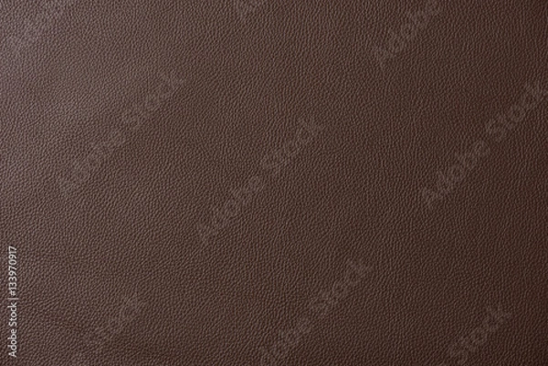 Fototapeta Dark brown leather swatch section