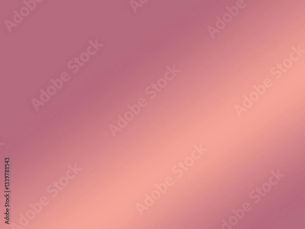 Fototapeta Shiny pink and rose gold gradient background featuring a soft foil effect, ideal for elegant graphic design, digital papers, and stylish decorative projects