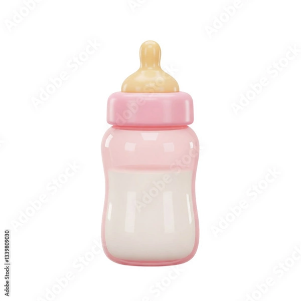 Obraz baby bottle and pacifier