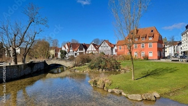 Obraz pader spring area in march
