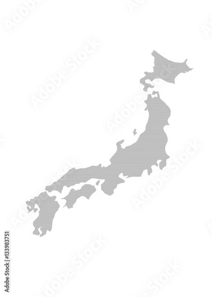 Obraz Japan Map
