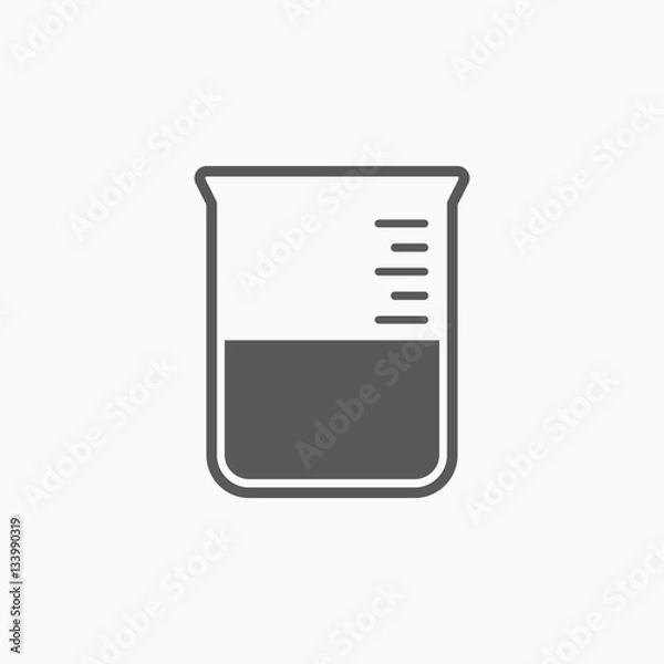 Obraz beaker icon