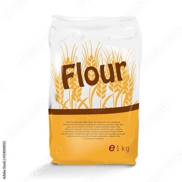Fototapeta Flour pack