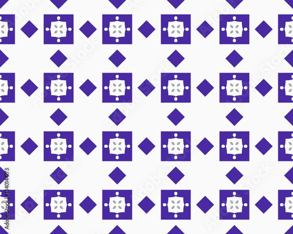 Fototapeta Vibrant Geometric Pattern with Sun Shapes