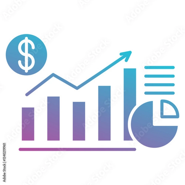 Fototapeta statistic icon element for design