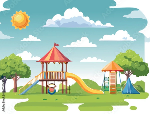 Obraz playground in the park