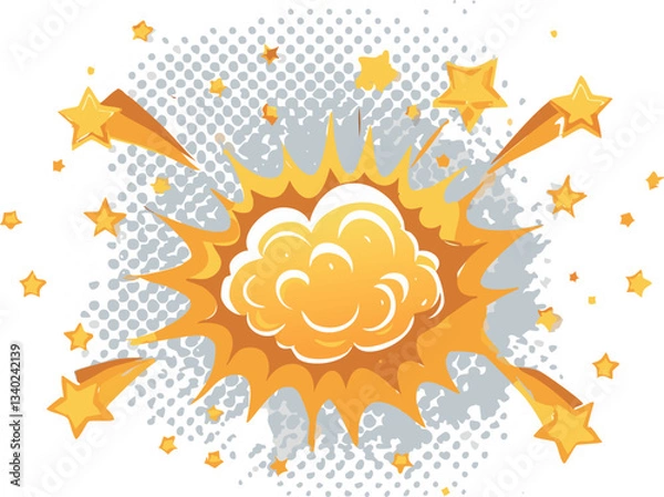 Obraz summer sun vector illustration