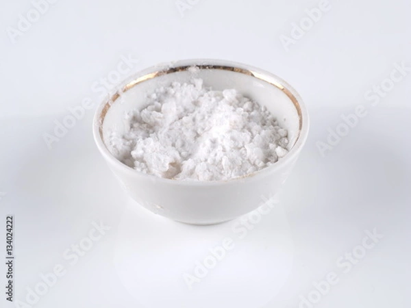 Fototapeta salt on a white background
