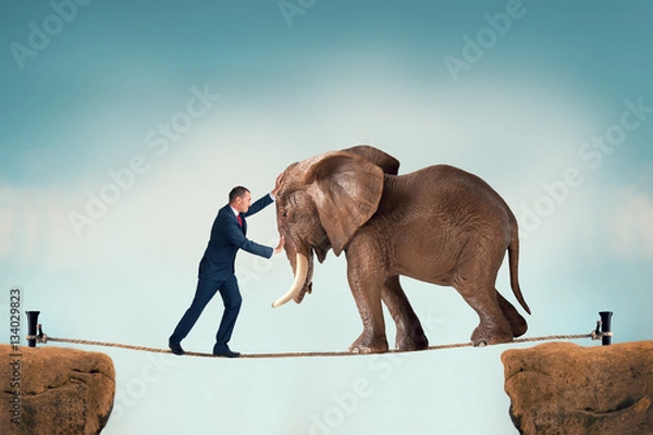 Obraz business strength concept