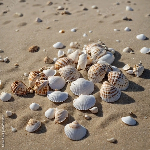 Obraz shells on the beach