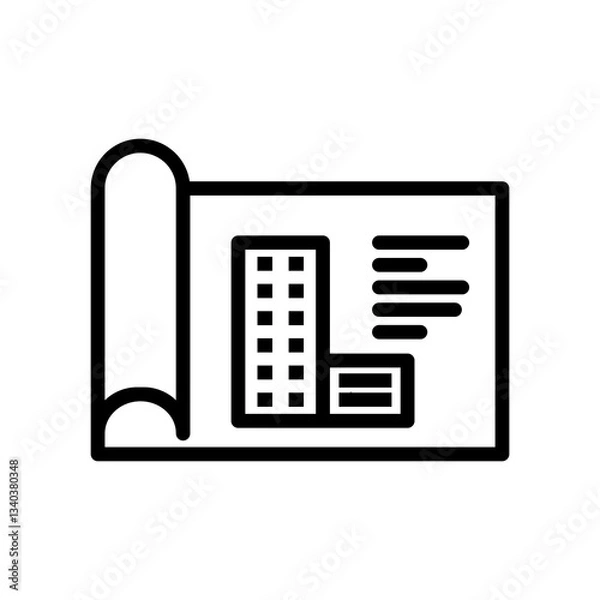 Obraz Blueprint Icon