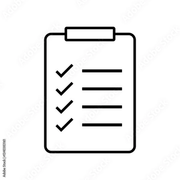 Obraz to do list icon on transparent background