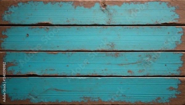 Obraz Distressed wood texture with weathered cracks and worn edges , wooden overlay, aged