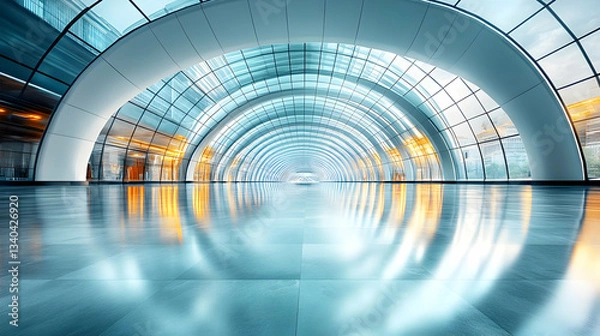 Fototapeta Modern Architecture Interior Design Illustration