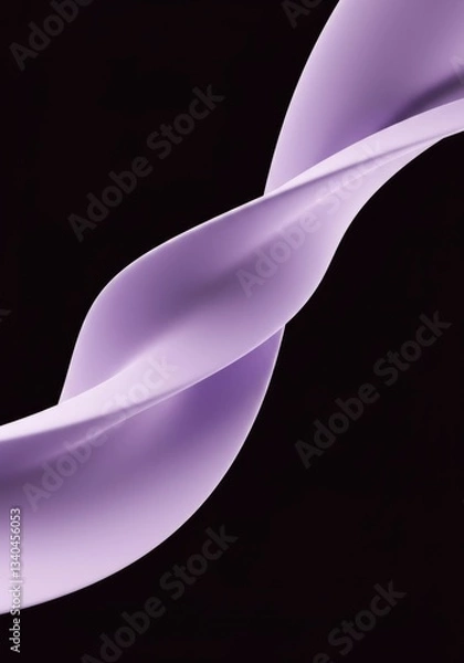 Fototapeta Elegant Twists in Lavender Hue