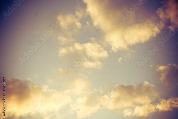 Obraz clouds at sunset