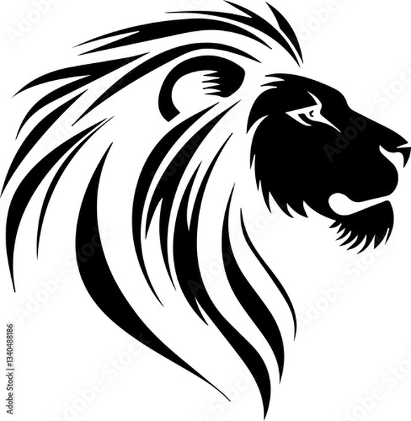 Obraz lion head vector