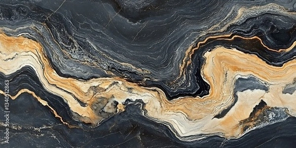 Fototapeta Swirling stone texture, abstract art