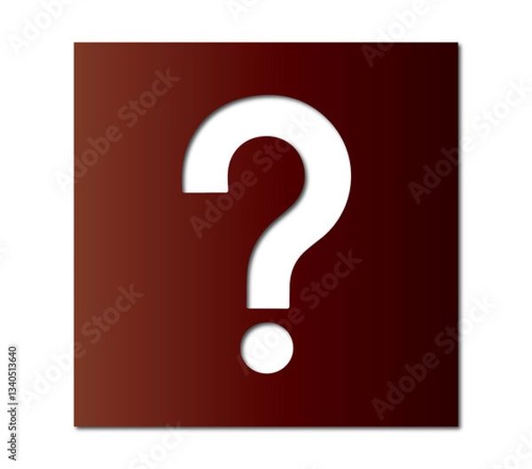 Obraz Question Mark Board: Interactive Learning & Display Solution
