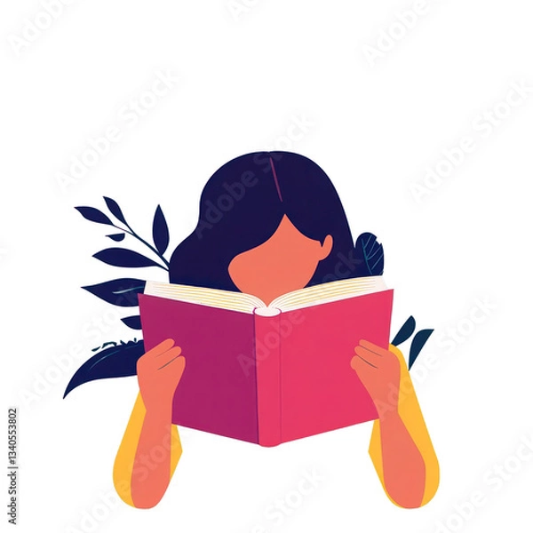 Fototapeta reading a book