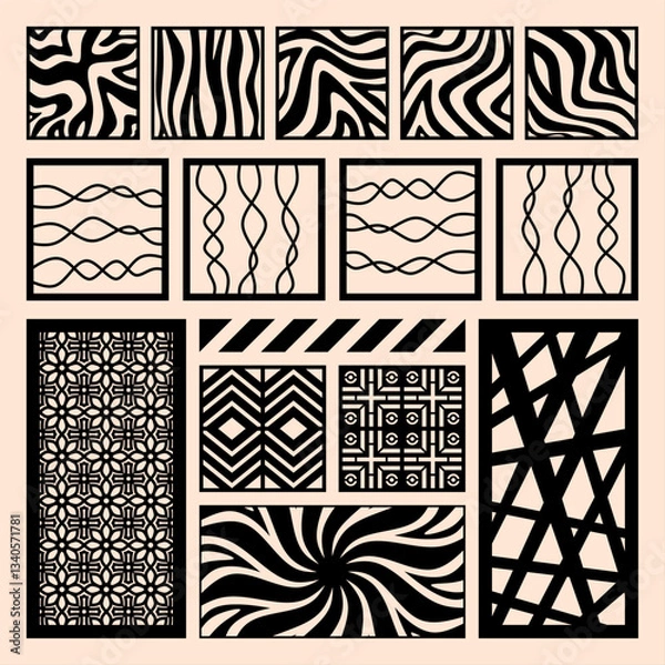 Fototapeta Intricate Symmetry Meets Wild Abstraction in Stunning Pattern Compilation