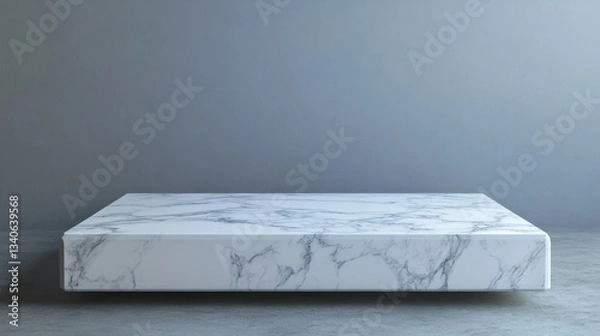 Fototapeta Elegant Marble Display Platform