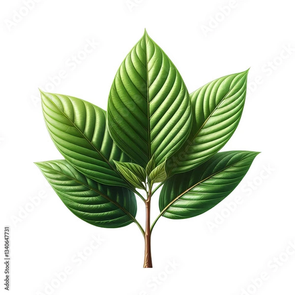 Obraz Kratom plant isolated on transparent background