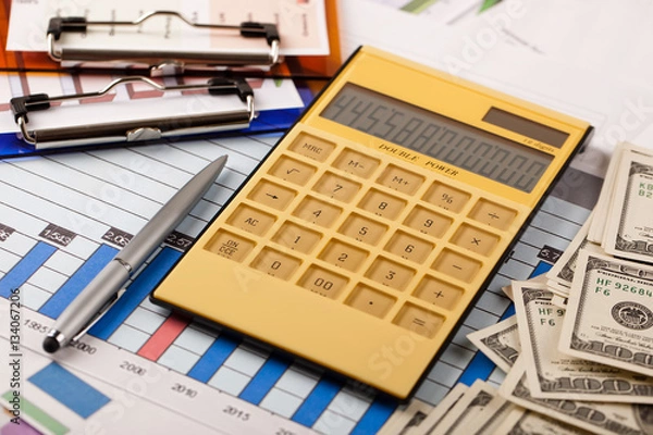 Obraz Business Objects in the office on the table