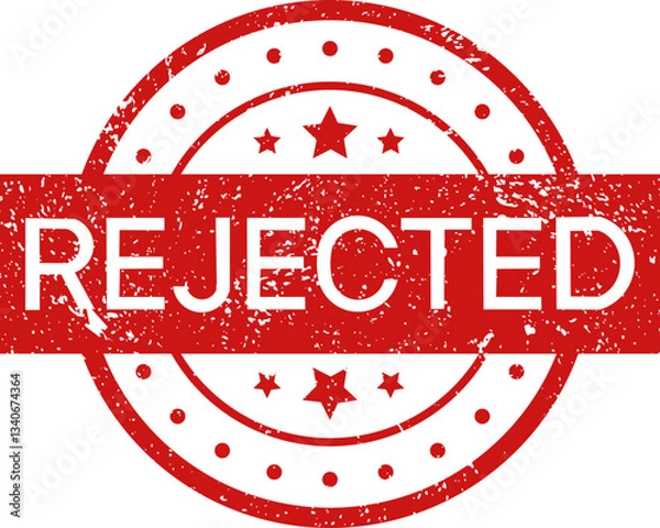 Obraz Grunge Rejected Stamp