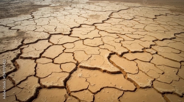 Obraz Climate change and real global warming concept