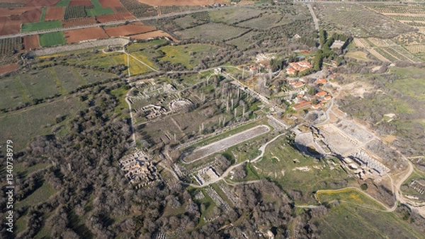Fototapeta Afrodisias Ancient city. (Aphrodisias). The common name of many ancient cities dedicated to the goddess Aphrodite. The most famous of cities called Aphrodisias. Karacasu - Aydin, TURKEY