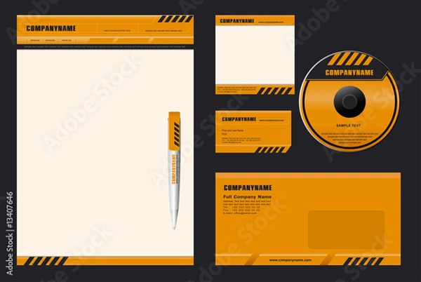Obraz Corporate Identity Template Vector