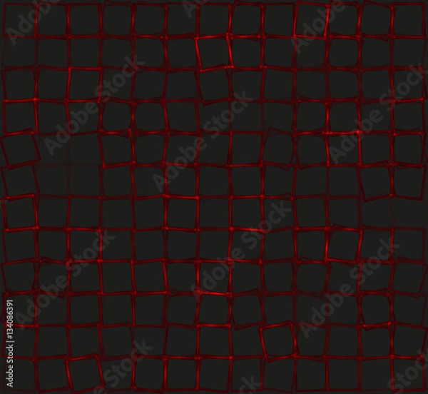 Obraz Abstract background with red squares.vector
