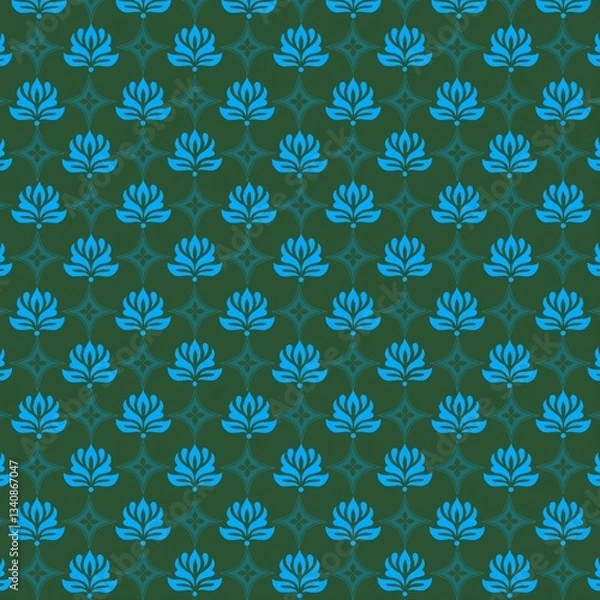 Obraz seamless damask pattern