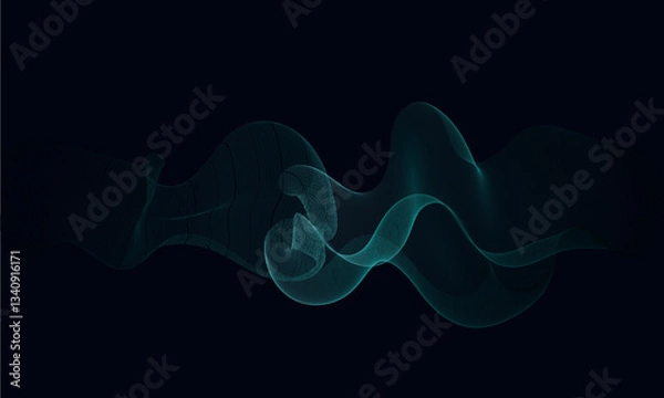 Fototapeta Abstract babkground wave