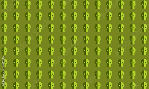 Obraz wallpaper with skull pattern