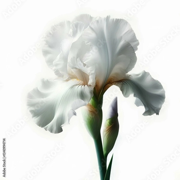 Obraz iris isolated on white