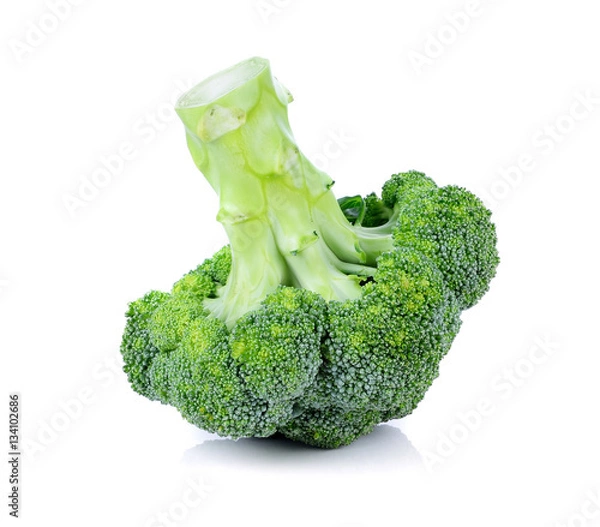 Obraz broccoli isolated on white background