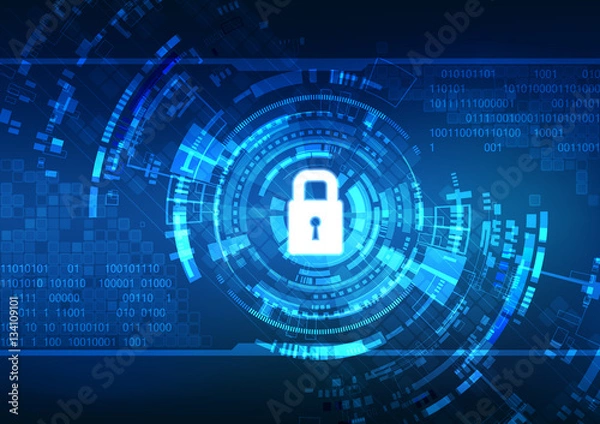 Obraz vector abstract background technology illustration communication