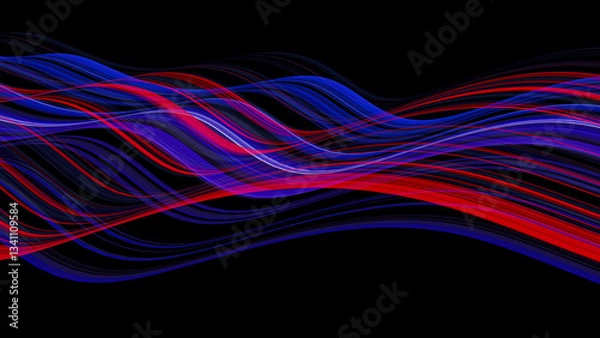 Obraz abstract colorful wave background
