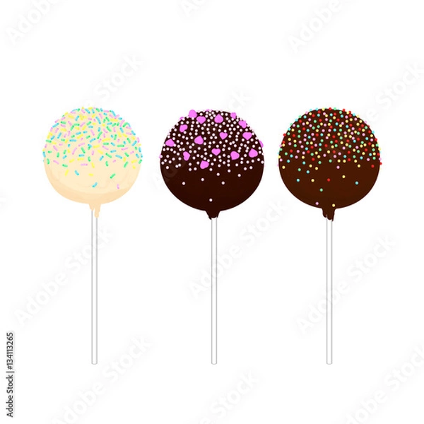 Obraz Set of Cake Pops