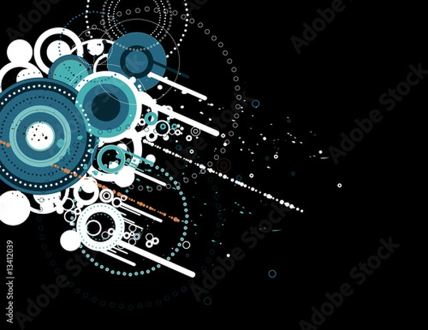 Fototapeta abstract circles