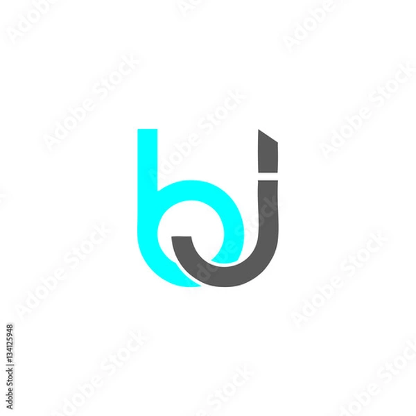 Fototapeta Modern Simple Initial Logo Vector